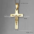 Top Verkauf Kreuz Anhänger mit Jesus, Gold Kreuz Anhänger Design